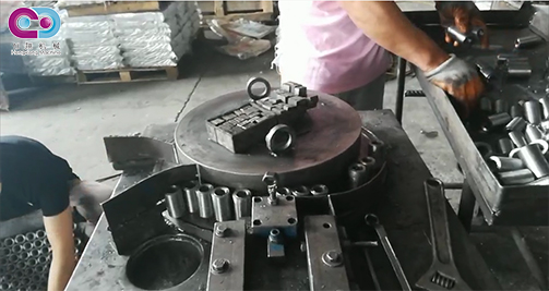 直螺纹钢筋套筒打钢印标记（4)